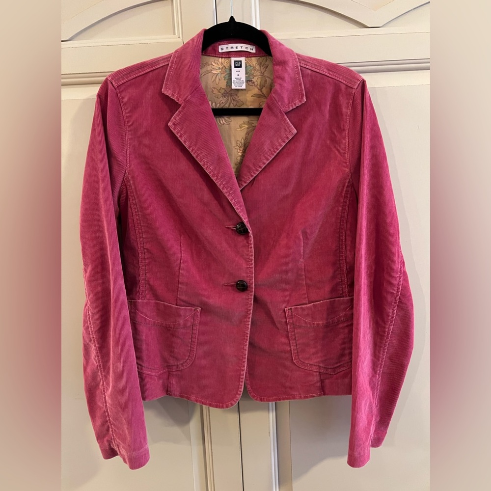 Gap Rose pink corduroy jacket